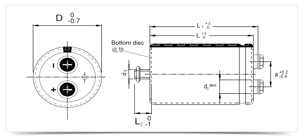 電解電容外形尺寸圖